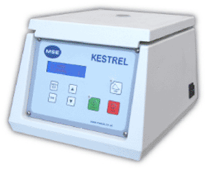 Image: The MSE Kestrel centrifuge (Photo courtesy of MSE).